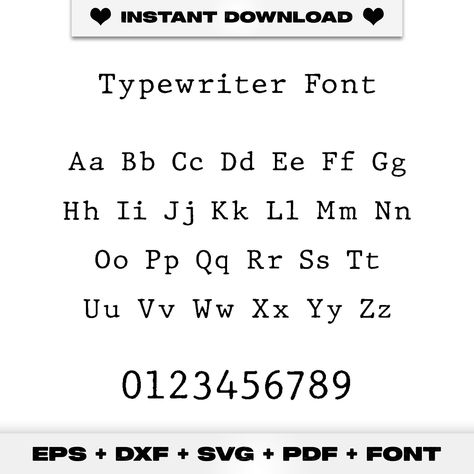 . Free Typewriter Font, Free Signature Fonts, Aesthetic Typewriter, Font Typewriter, Typewriter Letters, Quotes Typewriter, Font Numbers, Font Aesthetic, Typewriter Print