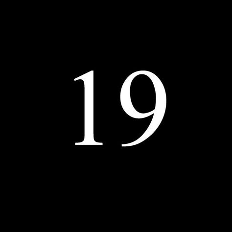 19 Wallpaper Number, 19 Number Logo, Number 19 Tattoo, 19 Birthday Quotes, Number Tattoos, Number 19, Logo Number, 19th Birthday, Boys Wallpaper