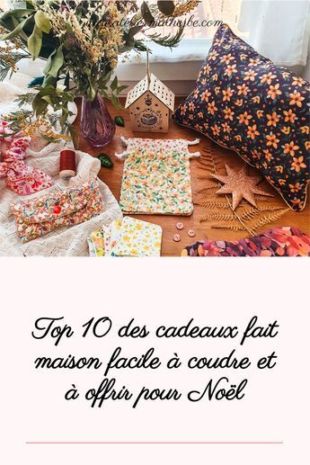 Vous souhaitez offrir des cadeaux fait-main à vos proches pour Noël ? Vous recherchez des tutoriels simples pour confectionner des cadeaux de Noël fait-maison à coudre ? Je vous propose 10 idées de cadeaux à coudre, parfait pour les débutants ! Ce sont des projets très simples qui demandent peu de tissus et de mercerie, vous pouvez même les réaliser en cousant à la main. Avec ces tutoriels, vous pourrez même apprendre quelques techniques d’une manière ludique et facile. Cadeau Noel Diy, Noel Diy, Couture Sewing, Christmas Sewing, Diy Couture, Top 10, Couture, Sewing, Christmas