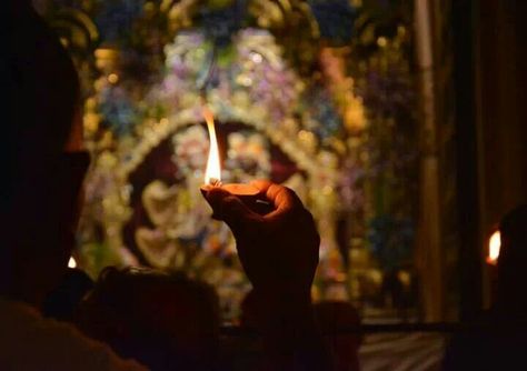 Celebration of Kartik Month at Krishna Balaram temple in Vrindavan. Kartik Month Lord Krishna, Krishna Prasadam, Kartik Month, Story Of Krishna, Krishna Balaram, What Is Peace, राधा कृष्ण, Bhagavata Purana, Krishna Temple