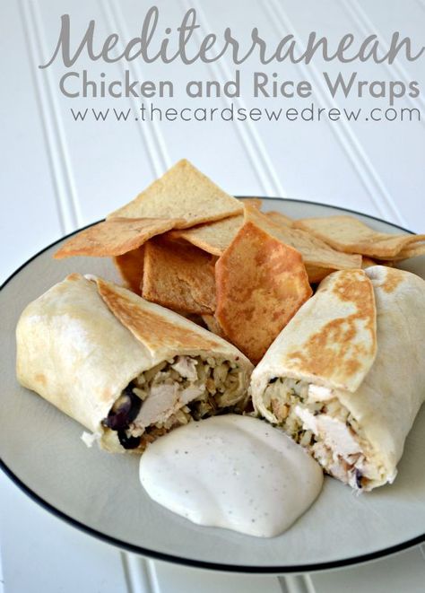 Chicken And Rice Wraps, Meditteranean Chicken, Mediterranean Chicken And Rice, House Buying, Rice Wraps, Mediterranean Chicken, Easy Summer Meals, Easy Homemade Recipes, Chicken And Rice