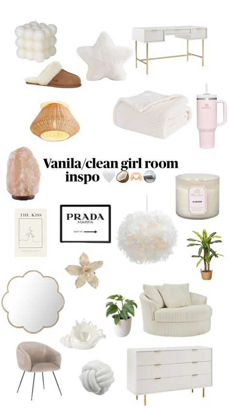 Aesthetic Room Theme Ideas, Comfy Room Ideas, Clean Girl Room, Room Inspiration Aesthetic, Small Room Makeover, Dream Bedroom Inspiration, White Room Decor, Luxury Room Bedroom, Classy Bedroom