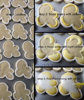 Popcorn Cookies, Cookie Techniques, Circus Cookies, Popcorn Containers, Decorated Cookies Tutorial, Iced Sugar Cookies, Cookie Tutorials, Pretty Cookies, Fancy Cookies