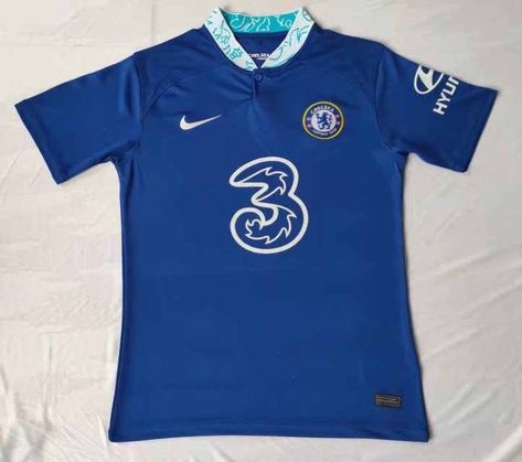 Soccer Jersey, Mens Polo, Chelsea, Men's Polo Shirt, Thailand, Polo Shirt, Soccer, Mens Tops, Blue