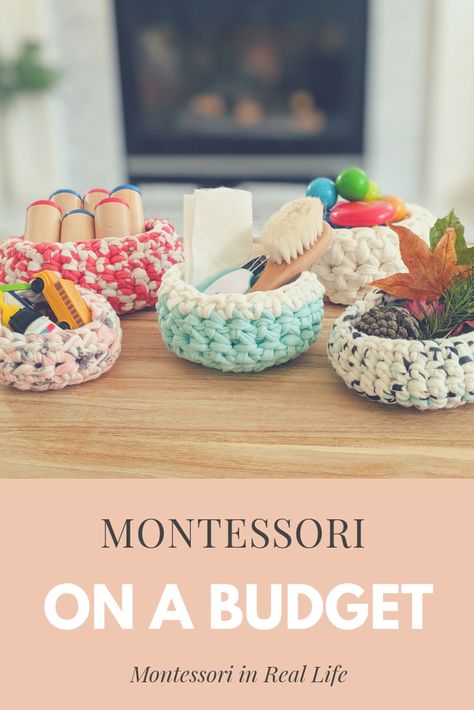 Montessori at Home on a Budget — Montessori in Real Life How To Teach Montessori At Home, Montessori Play Activities, Montessori 24-36 Months Activity, Montessori For Kindergarten, Montessori Under 1, Montessori For One Year Old, Montessori Room 1 Year, Easy Montessori At Home, Montessori 20 Month Old