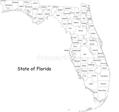 Map of Florida state. Designed in illustration with the counties and the county , #Sponsored, #Designed, #illustration, #state, #Map, #Florida #ad Florida Map, Map Of Florida, County Map, Photo Maps, State Map, Florida State, Nassau, Photography Tutorials, Double Exposure