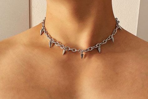 Teeth Necklace, Men Choker, Boys Necklace, Hip Hop Necklace, Mens Silver Jewelry, Edgy Jewelry, Mens Fashion Jewelry, Jewelry Materials, Boys Jewelry