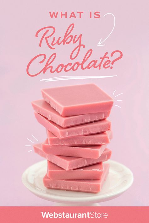 What Is Ruby Chocolate? Type Of Chocolate, Ruby Chocolate, Types Of Chocolate, Pastry Brushes, Silicone Baking Mat, Baking Mat, Baking Supplies, Pastry Chef, After Dark