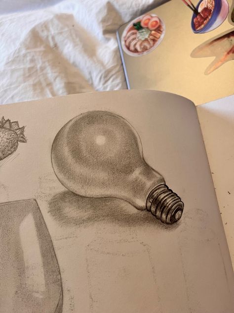 did this lightbulb drawing a few years ago with graphite! Lightbulb Drawings, Bulb Drawing, Light Bulb Drawing, Painting Inspo, Graphite Drawings, Drawing Reference, Surrealism, Light Bulb, Female Sketch