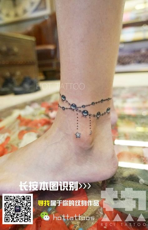 anklets tattoo | Ankle bracelet tattoo, Anklet tattoos, Wrist bracelet tattoo Charm Anklet Tattoo, Anklet Tattoos For Women, Charm Bracelet Tattoo, Name Tattoo On Hand, Anklet Tattoo, Bracelet Tattoos, Wrist Bracelet Tattoo, Chain Tattoo, Ankle Bracelet Tattoo