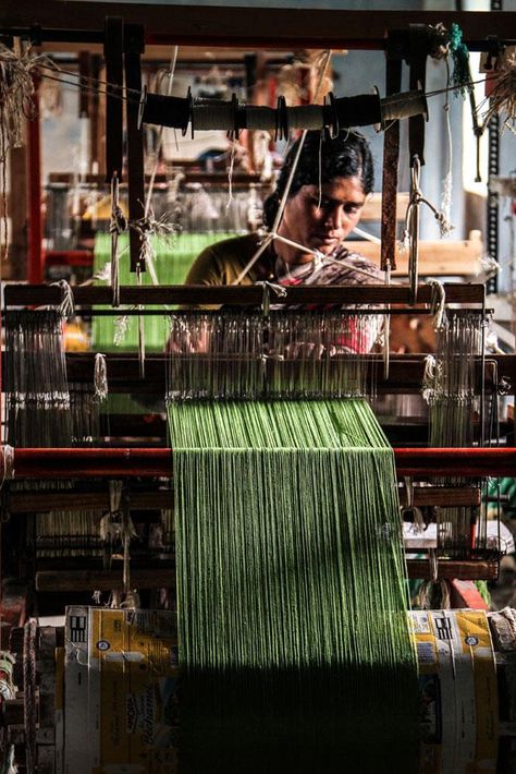 Fabric Making Process, Weaving Illustration, Indian Handloom Weaving, Weaving Aesthetic, Fabric Loom, Digital Humanities, Dress Designs For Stitching, Subject Object, Weaving Looms