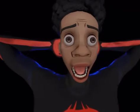 Spiderverse Cursed, Across The Spiderverse Characters, Spot From Spiderman, Spiderman Spiderverse Memes, Miles Morales Silly, The Spot Spiderverse Fanart, Miles X Miguel, Miles And Miguel, Spiderverse Funny