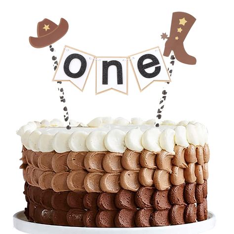 PRICES MAY VARY. 🤠 HAPPY 1ST BIRTHDAY - Our 1st birthday rodeo cake topping is made ，Perfect for decorating a baby's first birthday party. Just insert the cake hat into the cake to decorate the party, save time, and enjoy the party! 🐮 REUSABLE DECORATIVE PROPS - It can not only be used for your baby's first birthday, but also be placed in decorations such as nurseries, living rooms, and dining tables. It also reminds us of the day we held a party for our baby! 🤠 SIZE AND MATERIAL - Size: 8.6 First Rodeo Girl Birthday, First Rodeo Cake, Rodeo Cake Topper, Western First Birthday, Cowboy Cake Topper, Rodeo Cake, Dolly Parton Birthday, Cowboy First Birthday, Cowboy Cake