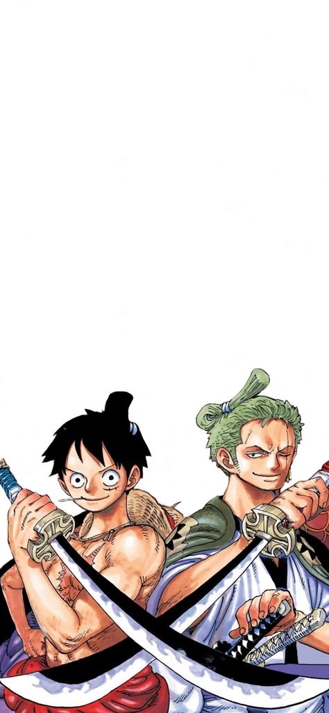 Luffy Zoro Wallpaper, Wano Arc, Dragon Wallpaper Iphone, Luffy Zoro, Samurai Champloo, One Piece Wallpaper Iphone, One Peice Anime, Expressive Art, One Piece Fanart