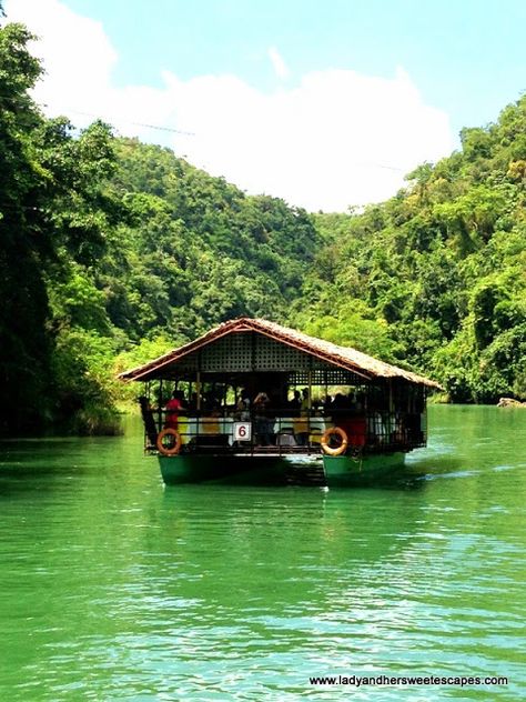 Loboc River Cruise Bohol Floating Restaurant, Filipino Cuisine, Folk Songs, Green River, River Cruise, Bohol, Sweet Escape, Bluish Green, River Cruises