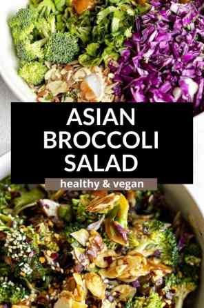 Vegan Broccoli Salad, Asian Broccoli, Healthy Broccoli Salad, Fit Mitten Kitchen, Vegan Broccoli, Healthy Broccoli, Raw Broccoli, Broccoli Salad Recipe, Vegan Salad Recipes