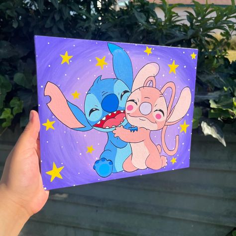 stitch and angel🌟 - available on my etsy! - 8x10 canvas board - stitch is one of my favorite characters so i absolutely love how it turned out! link in bio if interested in buying 🌸✨ - #explore #explorepage #liloandstitch #stitch #angel #stitchandangel #painting #smallbusiness #art #artist #artistsoninstagram Time Pass, Amazing Artists, Stitch And Angel, Angel Painting, Cover Photo Quotes, Canvas Ideas, Mini Canvas, Canvas Board, Photo Quotes