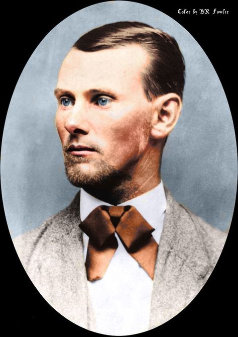 Jesse James Outlaw, Colorized Photos, Vintage Cowboy Boots, Country Lifestyle, Desert Sunset, Jesse James, Western Movies, Famous Faces, Old West