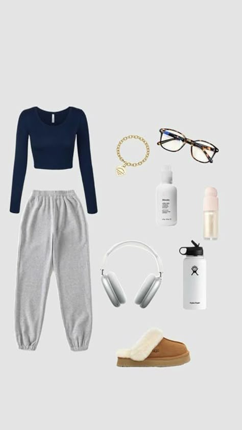 Bonjourista's Amazon Page Simple Outfits For School, Casual Preppy Outfits, Trendy Outfits For Teens, Cute Lazy Day Outfits, Outfit Inspo Casual, School Looks, Cute Preppy Outfits, Chill Outfits, Lazy Day Outfits