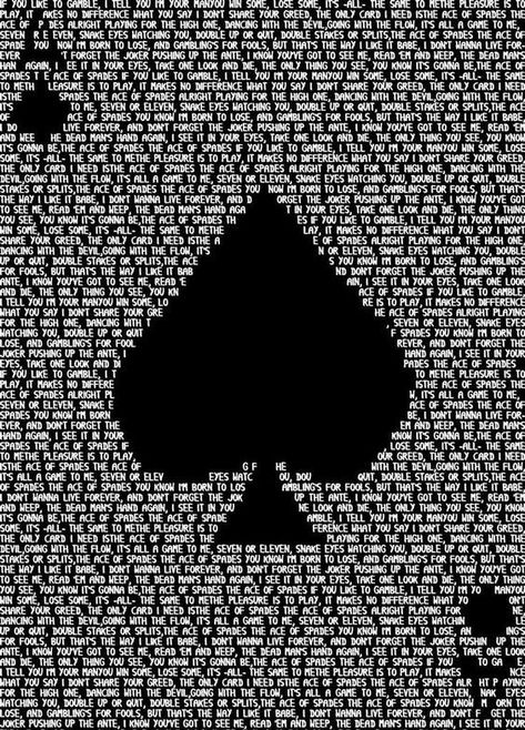 Ace Of Spades Tattoo, Spade Tattoo, Cayde 6, Card Tattoo Designs, Ace Card, Playing Cards Art, Computer Wallpaper Desktop Wallpapers, Playing Cards Design, Ace Of Spades