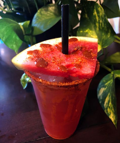 Tangy Watermelon Refresher Boosted to provide good feeling, caffeinated & gets that metabolism going. Made with Herbalife Herbal Tea, Herbal Aloe, Lift Off. Garnished with fresh watermelon, chamoy & tajin. Perfect blend of sweet & spicy. Watermelon Chamoy, Watermelon Refresher, Herbalife Recipes, Fresh Watermelon, Good Feeling, Food Therapy, Food Drinks Dessert, Lift Off, Summer Food