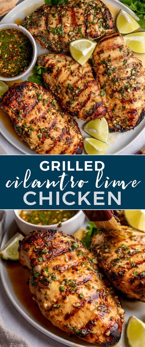 Cilantro Lime Chicken Recipes, Jalapeno Lime Chicken, Chilli Lime Chicken, Grilled Cilantro Lime Chicken, Gimme Delicious, Chili Lime Chicken, Cilantro Chicken, Easy Chili, Cilantro Lime Chicken