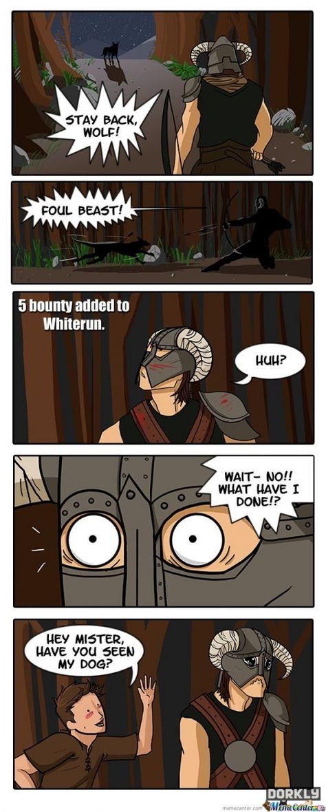 Skyrim Comic, Meme Fr, Skyrim Funny, Video Game Logic, Elder Scrolls Skyrim, Bethesda Games, Video Game Memes, Video Games Funny, Gaming Memes