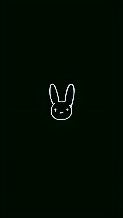 Bunny Wallpaper Black Rabbit Wallpaper, Black Bunny Wallpaper, Bad Bunny Wallpaper, Wallpaper Bunny, Purple Aesthetic Background, Rabbit Wallpaper, Purple Bunny, Girl Iphone Wallpaper