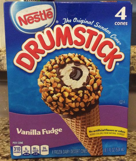 Vanilla Sundae, Drumstick Ice Cream, Caramel Sundae, Squishy Ideas, Ice Cream Novelties, Fudge Ice Cream, Paper Squishy, Ice Cream Business, Dairy Desserts