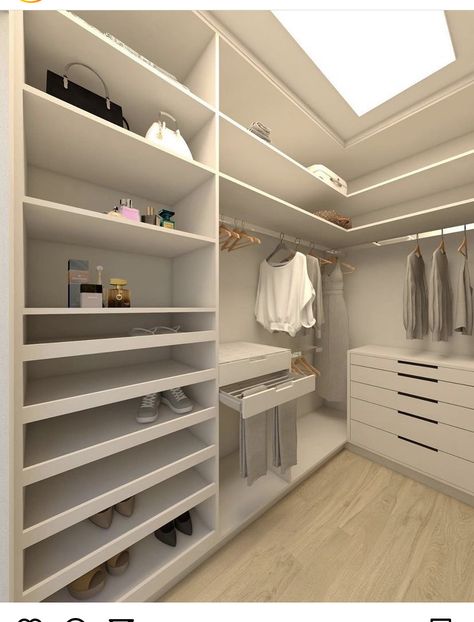 Walking Closet Pequeños, Small Walk In Wardrobe Ideas, Small Walkin Closet Ideas, Walk In Wardrobe Ideas, Small Walkin Closet, Small Walk In Wardrobe, Walking Closet, Tin House, Closet Design Layout