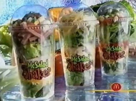 The Mcsalad Shaker From Mcdonalds Mcdonalds Kids, Mcdonalds Birthday Party, Discontinued Food, Mc Do, Fried Apple Pies, Fast Food Items, Fried Apples, Gone Forever, Happy Meal Toys