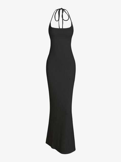 Women's Tie Back Halter Cami Long Dress, Elegant Backless Sleeveless Mermaid Bodycon Dresses for Evening Party Cocktail Vegas Dress, قلادات متدلية, Vegas Dresses, Mode Zara, Dr Closet, Teenage Fashion Outfits, Lookbook Outfits, Teen Fashion Outfits, My Clothes