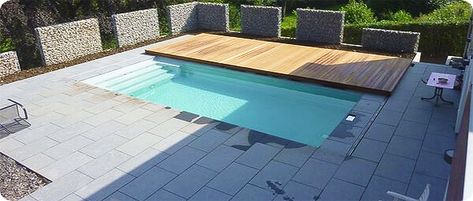 Sliding Pool Deck, Deck Ideas For Above Ground Pools, Creative Deck Ideas, Wooden Decking, Deck Slide, Above Ground Pool Deck, Backyard Renovation, Above Ground Pools, Swimming Pool Landscaping