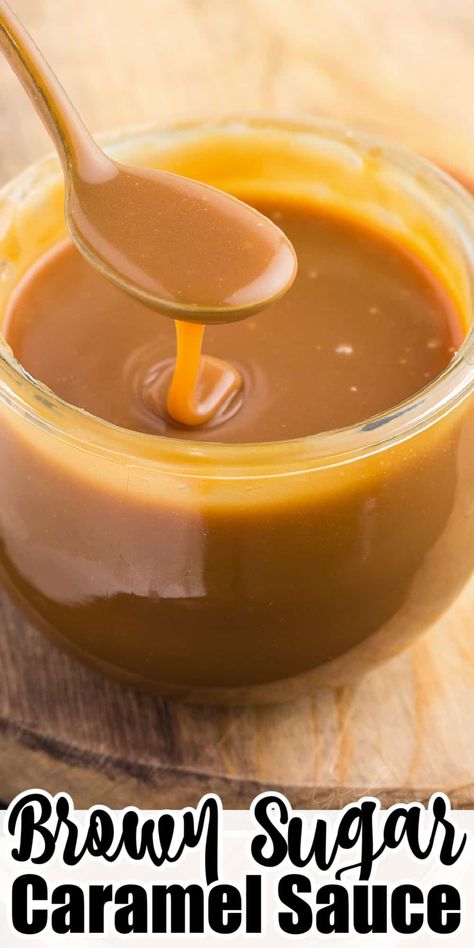 Brown Sugar Caramel Sauce, Easy Homemade Caramel Sauce, Easy Caramel Sauce, Fancy Pie Crust, Best Homemade Spaghetti Sauce, Easy Homemade Caramel, Brown Sugar Caramel, Caramel Recipe Easy, Caramel Sauce Recipe