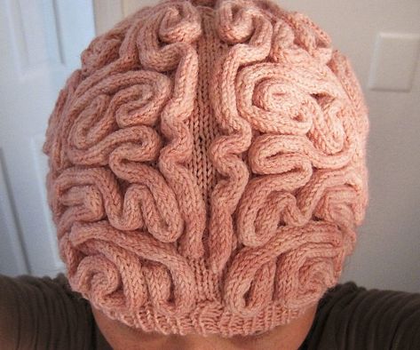 Brain Beanie Brain Beanie, Evil Genius, French Knitting, Digital Closet, I Cord, Make Yourself, Virtual Closet, Crochet Accessories, Apparel Design