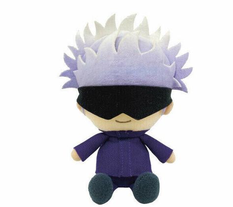 Chibi Jujutsu Kaisen, Gojo Plush, Cursed Energy, Chibi Plush, Anime Collectibles, Kawaii Doll, Anime Toys, Kawaii Plush, Anime Merchandise