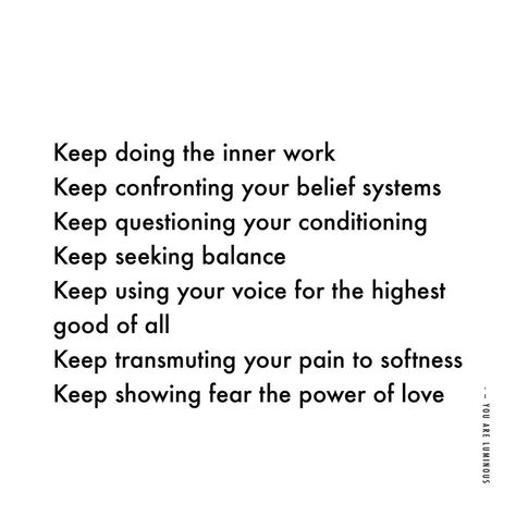 Kristen 🌞 Mindset Coach on Instagram: “The outer world is a reflection of our inner worlds. Keep diving in to the places, the beliefs, the conditioning, the imprinting, the…” Inner Work Quotes, Adoration Quotes, Inner Child Quotes, Favoritism Quotes, Challenges Quotes, Forgetting Quotes, You Can Do It Quotes, Soulful Quotes, Quotes Pretty