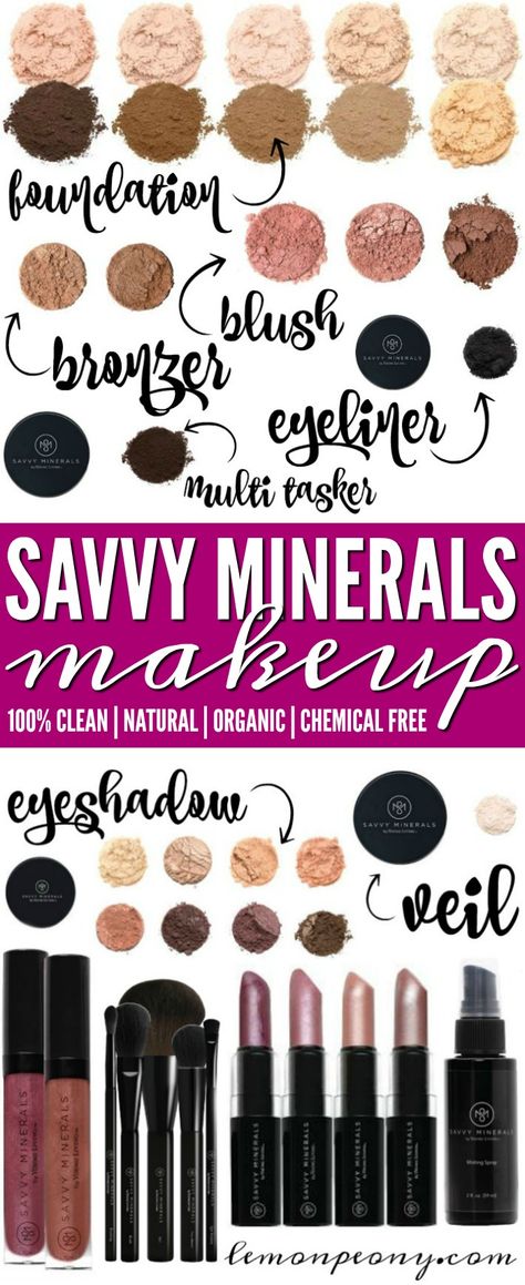 Savvy Minerals Natural Makeup! Chemical Free and Safe Makeup Products from Young Living! Nature Makeup, Savvy Minerals, Safe Makeup, Makeup Tools Products, Essential Oils For Kids, All Natural Makeup, Free Makeup Samples, Benefits Of Essential Oils, Yl Essential Oils