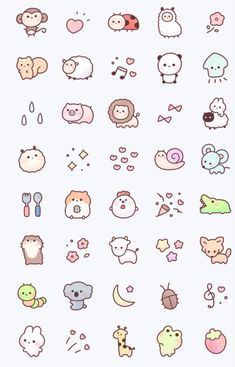 Follow me for more! Small Cute Easy Drawing Ideas, Small Kawaii Drawings, Stikers Aesthetic Cute, Kawaii Small Drawings, Kawaii Mini Drawings, Cute Simple Doodles Aesthetic, Cute Small Doodles Aesthetic, Cute Doodles Aesthetic For Notes, Kawaii Doodles Animals