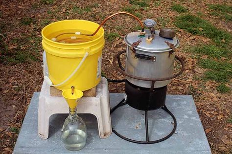 Homemade Still, Moonshine Still Plans, Alcohol Still, Home Distilling, Distilling Equipment, Distilling Alcohol, How To Make Moonshine, Homemade Alcohol, Essential Oil Distiller