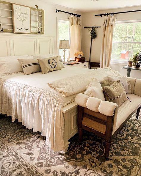 French Creek Fellowship #2: Selah Pines Farmhouse | French Creek Farmhouse Lady Bedroom Ideas, Young Lady Bedroom, Young Lady Bedroom Ideas, Classic American Bedroom, Lady Bedroom, Antique Decor Bedroom, American Bedroom, Hope Chests, Rustic Farmhouse Bedroom