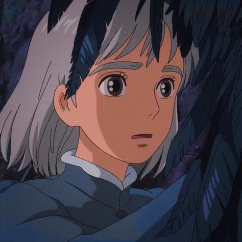 Howl's Moving Castle Sophie, Howl's Moving Castle, Howls Moving Castle, Anime Character, Castle, Grey, Anime, Hair, Black