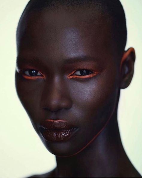 Avant Garde Makeup, Dark Skin Beauty, Dark Skin Makeup, Makeup For Black Women, Editorial Makeup, Glam Makeup, Black Beauty, Brown Skin, Black Is Beautiful