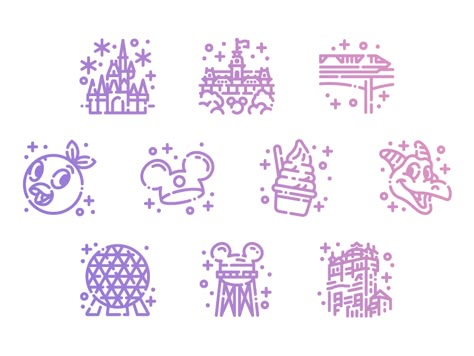 Icons Doodle, Mickey Tattoo, Disney Doodles, Disney+ Icon, Disney Silhouette, Disney Silhouettes, Idee Cricut, World Icon, Disney Icons