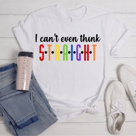 It's good the size M is perfect Pride Tee Shirts, Pride Cookies, Pride Fashion, Gay Shirts, Lgbtq Funny, Gay Pride Shirts, Lgbt T Shirts, Pride Tees, Gay Humor