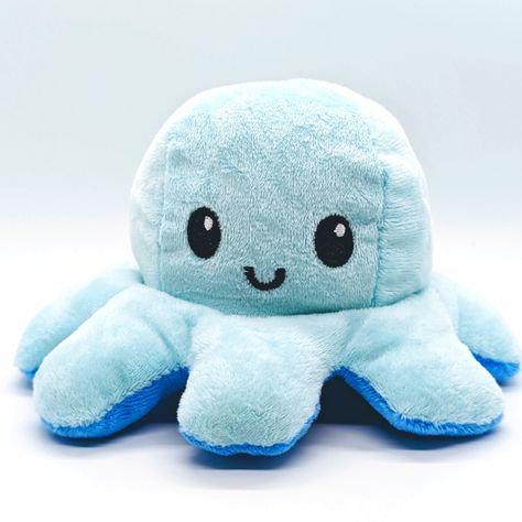 Reversible Plush Octopus (Blue/Light Blue - Sort Of Aqua) Nwot Super Soft Reversible Plush Octopus (1 Piece) Show Your Mood Without A Word! Color: Blue/Aqua 3.5" Tall & 7" Diameter Bottom (When Sitting Flat) Soft, Plush, Cute, Perfect For All Ages (Age 4 - 99), Great For Gift Giving (Kids, Students, Adults, Everyone), Use At Home, In The Car, Even In The Office. *~* Bundle & Save $$ *~* Blue Plushie, Octopus Pillow, Blue Stuffed Animals, Reversible Octopus, Reversible Plush, Blue Collage, Octopus Plush, Baby Stuffed Animals, Cute Octopus