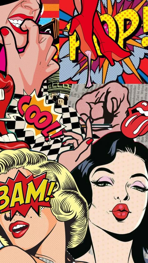 Pop art comic