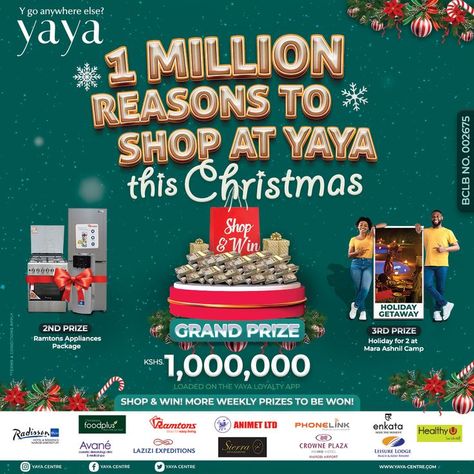 Christmas Giveaways, Raffle Tickets, Christmas Shop, One Million, Customer Care, Christmas Season, One In A Million, Festive Christmas, Christmas Seasons