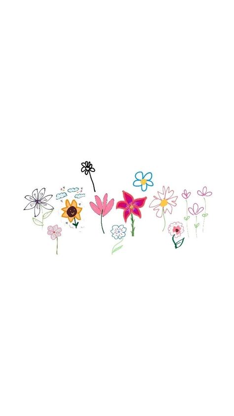 asked my bestfriends to draw me flowers and put it up as my lockscreen trend flowers wallpaper Flower Wallpaper Instagram, Flower Drawing Lockscreen, May Background Wallpapers Iphone, Flower Spring Wallpaper, Draw Flowers Wallpaper Trend, Pinterest Phone Wallpaper, Tiktok Flower Trend Drawing Wallpaper, Flower Drawing On Phone, Simple Cute Backgrounds Iphone