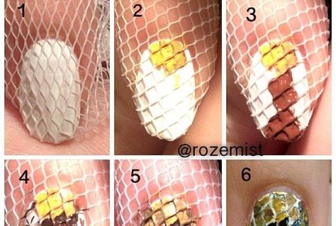 Fishnet Nails, Snake Skin Nails, Fantastic Nails, Nail Art Idea, Painting Nails, Water Marble Nails, Water Nails, Nail Techniques, Colorful Nail Art